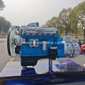 Air intake supercharging and intercooling engine